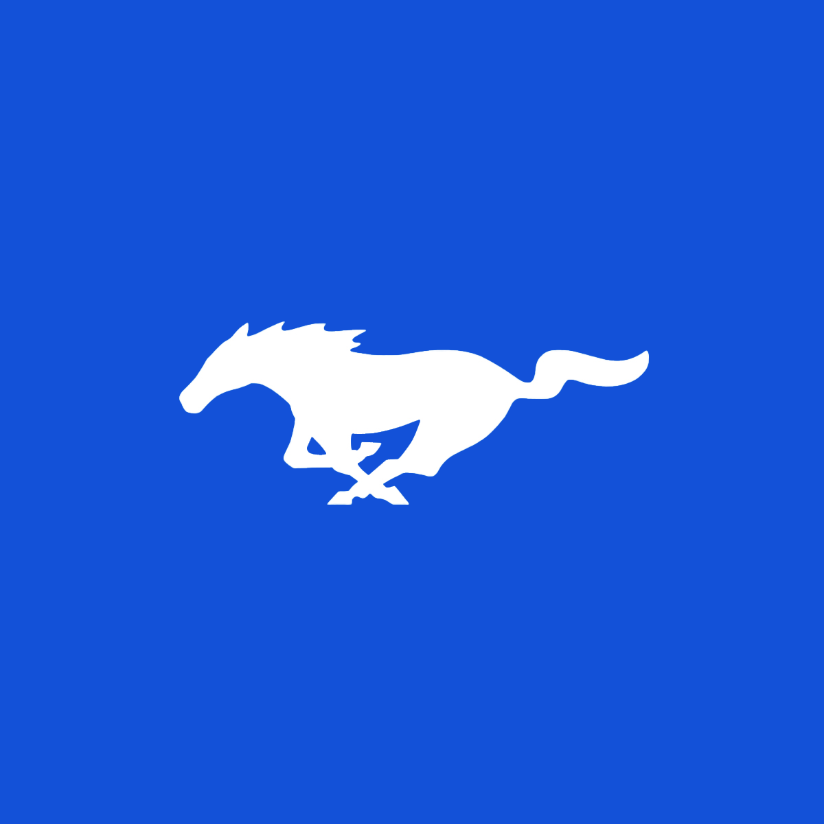 Relámpago Azul Mustang Club Logo